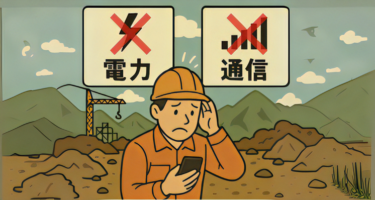 【活用方法】電源・電波がない現場での機器運用方法とは？
