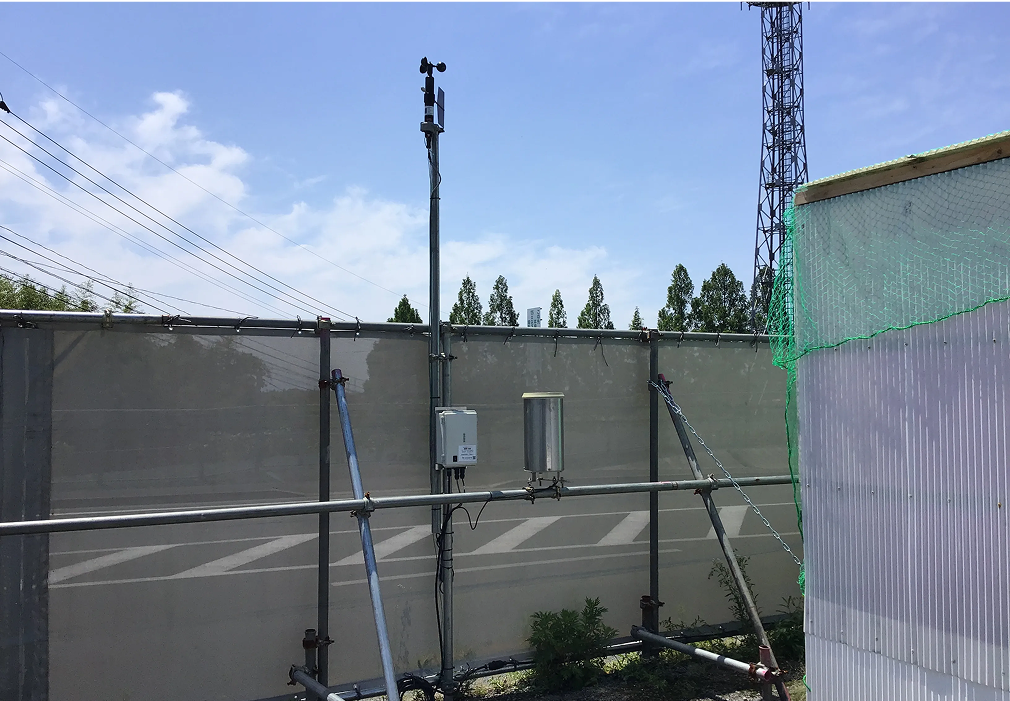 観測機器と連携し、リアルタイムに気象情報を把握